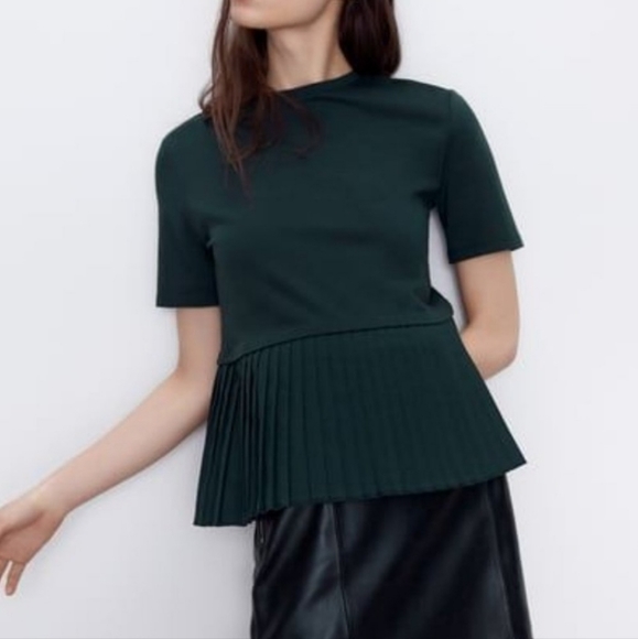 Zara T Shirt waist line NWT - Picture 2 of 5